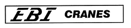 EBI CRANES trademark