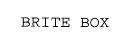 BRITE BOX trademark