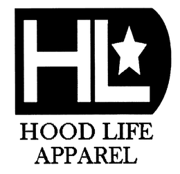 HL HOOD LIFE APPAREL trademark