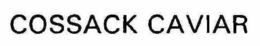 COSSACK CAVIAR trademark