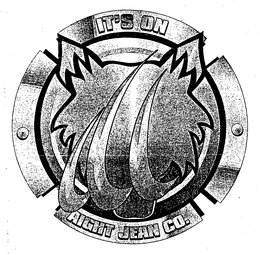 IT'S ON AIGHT JEAN CO. trademark