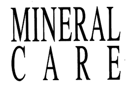 MINERAL C A R E trademark