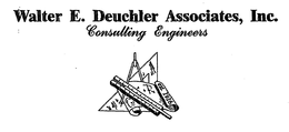 WALTER E. DEUCHLER ASSOCIATES, INC. CONSULTING ENGINEERS EST. 1916 trademark