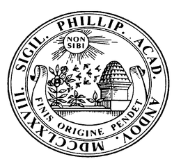 NON SIBI FINIS ORIGINE PENDET SIGIL. PHILLIP. ACAD. ANDOV. MDCCLXXVIII. trademark