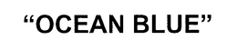 OCEAN BLUE trademark