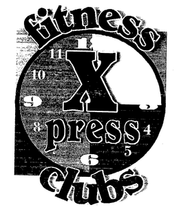 XPRESS FITNESS CLUBS trademark