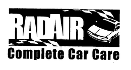 RADAIR COMPLETE CAR CARE trademark