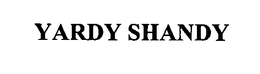YARDY SHANDY trademark