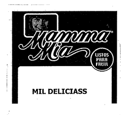 MAMMA MIA USIO PARA FREIR MIL DELICIASS trademark