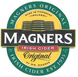 MAGNERS ORIGINAL IRISH CIDER EST. 1935 MADE IN TIPPERARY IRELAND - ORIGINAL - BY WM. MAGNER trademark