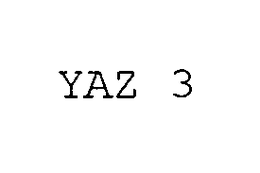 YAZ 3 trademark