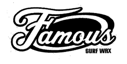 FAMOUS SURF WAX trademark