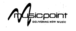M MUSICPOINT DELIVERING NEW MUSIC trademark