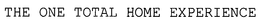 THE ONE TOTAL HOME EXPERIENCE trademark