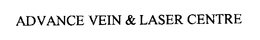 ADVANCE VEIN & LASER CENTRE trademark