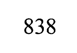 838 trademark