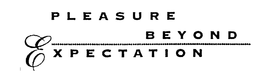 PLEASURE BEYOND EXPECTATION trademark