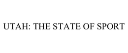 UTAH: THE STATE OF SPORT trademark