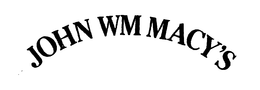JOHN WM MACY'S trademark