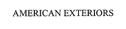 AMERICAN EXTERIORS trademark
