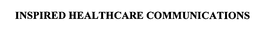 INSPIRED HEALTHCARE COMMUNICATIONS trademark
