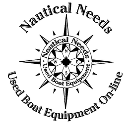 NAUTICAL NEEDS USED BOAT EQUIPMENT ON-LINE NATUTICAL NEEDS USED BOAT EQUIPMENT trademark