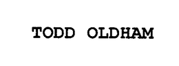TODD OLDHAM trademark