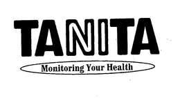 TANITA MONITORING YOUR HEALTH trademark