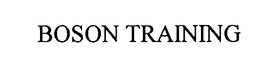 BOSON TRAINING trademark