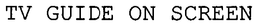 TV GUIDE ON SCREEN trademark