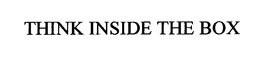 THINK INSIDE THE BOX trademark