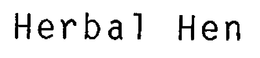 HERBAL HEN trademark