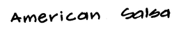 AMERICAN SALSA trademark