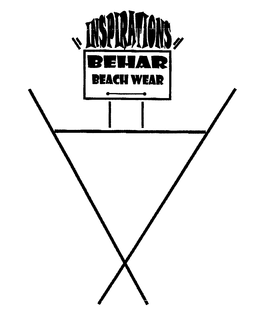 INSPIRATIONS BEHAR BEACH WEAR trademark