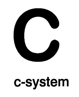 C C-SYSTEM trademark