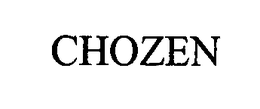 CHOZEN trademark