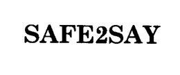 SAFE2SAY trademark