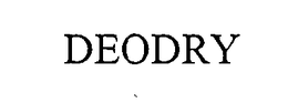 DEODRY trademark