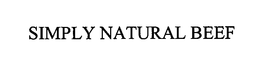 SIMPLY NATURAL BEEF trademark