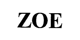 ZOE trademark