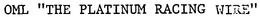 OML "THE PLATINUM RACING WIRE" trademark