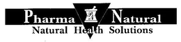 PHARMA NATURAL NATURAL HEALTH SOLUTIONS trademark
