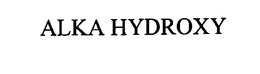 ALKA HYDROXY trademark