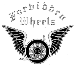 MC FORBIDDEN WHEELS trademark
