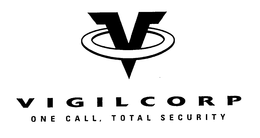 V VIGILCORP ONE CALL, TOTAL SECURITY trademark