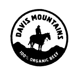 DAVIS MOUNTAINS 100% ORGANIC BEEF trademark