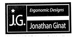 J.G. ERGONOMIC DESIGNS JONATHAN GINAT trademark