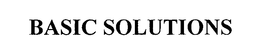 BASIC SOLUTIONS trademark
