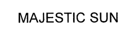 MAJESTIC SUN trademark