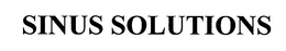 SINUS SOLUTIONS trademark